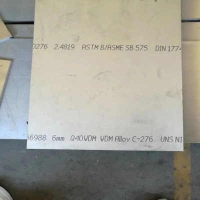 Nickel-legierter Stahl Hastelloy C276 überziehen helles Blatt 8.9g/Cm3 UNS 10276